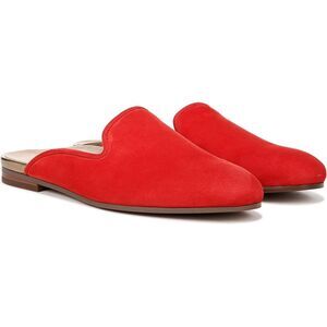 Vionic Willa Mule in Red Suede Leather 6 NWOB